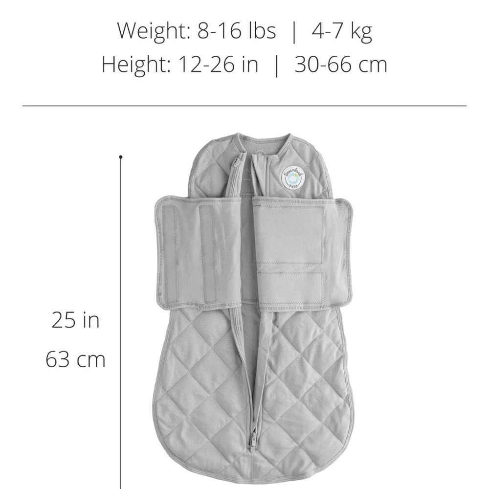 Dreamland Baby Weighted Sleep Swaddle Leaf Print - Picture 10 of 11